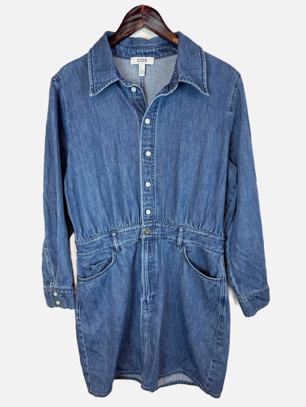 COS | Denim Mini Dress, 12